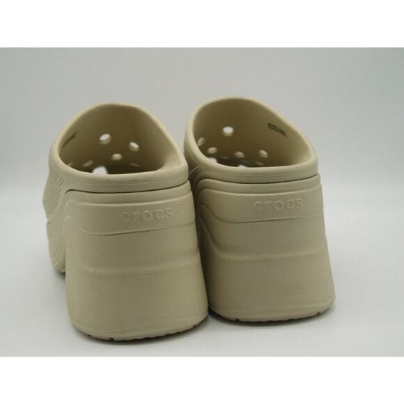 Crocs Siren Heeled Clog Bone Colored M8/W10 - Picture 4 of 4